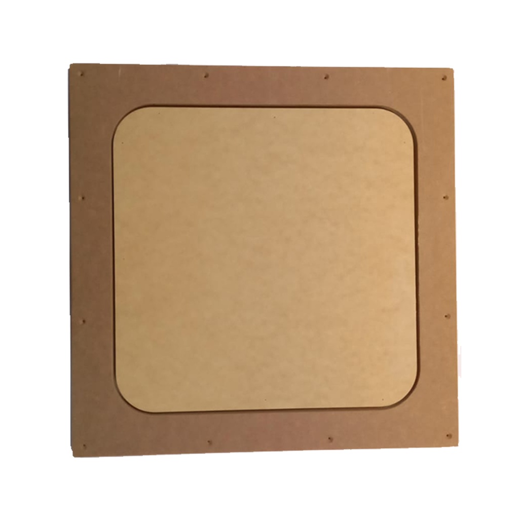 [W&D_80X80] 80x80 cm Registro MDF para techo de plafón
